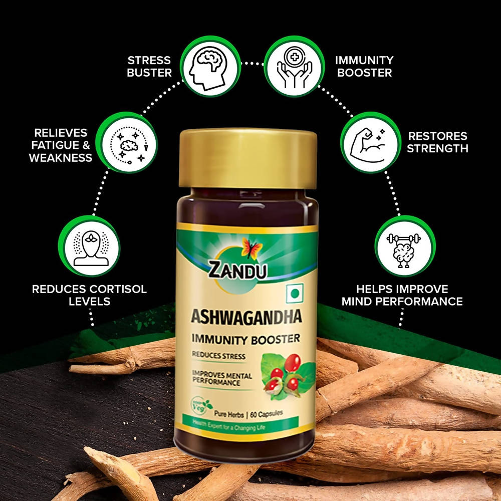 Zandu Ashwagandha Immunity Booster Capsules