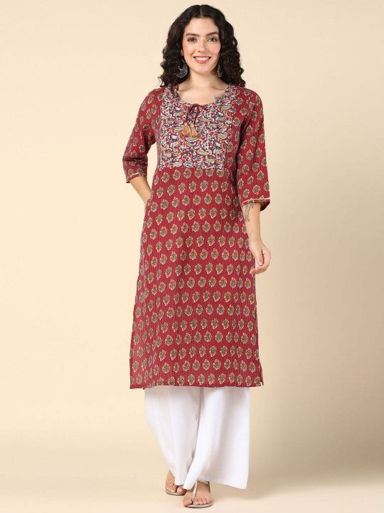 ethnic-motifs-printed-cotton-maternity-kurta