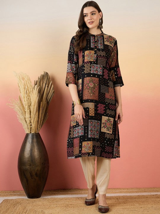 ethnic-motifs-printed-beads-and-stones-mandarin-collar-a-line-kurta