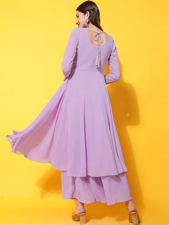 Women Yoke Design Anarkali Kurta