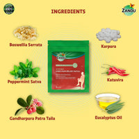 Thumbnail for Zandu Ayurvedic Knee Pain Relief Patch