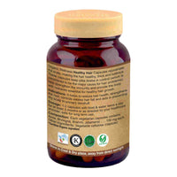 Thumbnail for Organic Wellness Healthy Hair Vegetarian Capsules