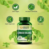 Thumbnail for Himalayan Organics Ginkgo Biloba Vegetarian Capsules