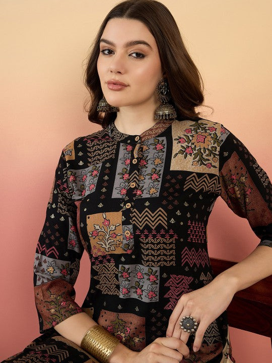 ethnic-motifs-printed-beads-and-stones-mandarin-collar-a-line-kurta