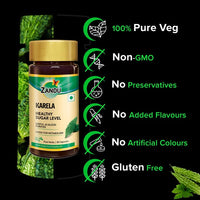 Thumbnail for Zandu Karela Pure Herbs Capsules