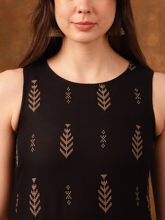 black-ethnic-motifs-printed-sleeveless-straight-kurta