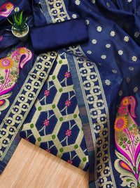 Thumbnail for Ethnic Motifs Printed Unstitched Dress Material