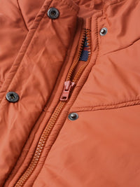 Thumbnail for Women Maroon Solid Padded Jacket