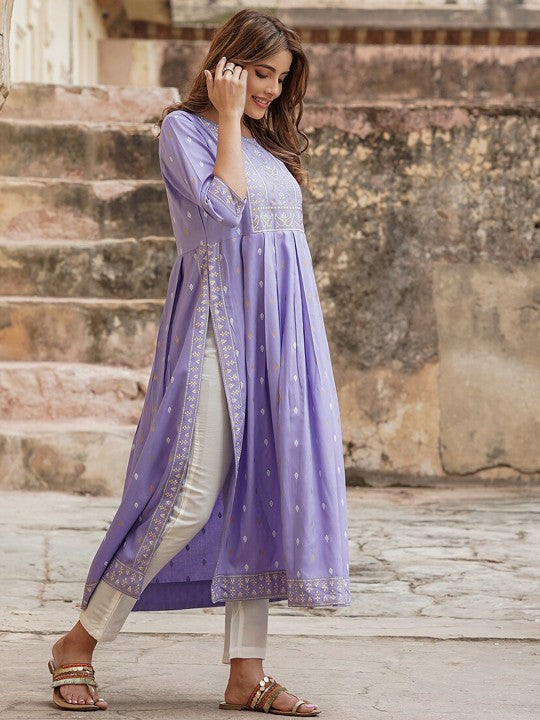 ethnic-motif-printed-high-slit-kurta