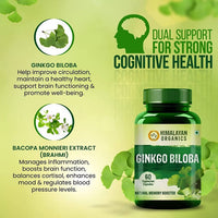 Thumbnail for Himalayan Organics Ginkgo Biloba Vegetarian Capsules