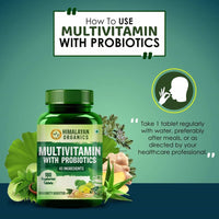 Thumbnail for Himalayan Organics Immunity Multivitamin with Probiotics Tablets