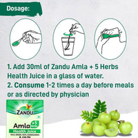 Thumbnail for Zandu Amla + 5 Herbs Health Juice