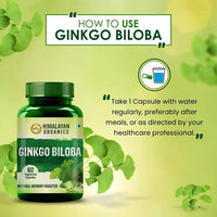 Thumbnail for Himalayan Organics Ginkgo Biloba Vegetarian Capsules