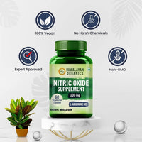 Thumbnail for Himalayan Organics Nitric Oxide Supplement 1400 mg Tablets