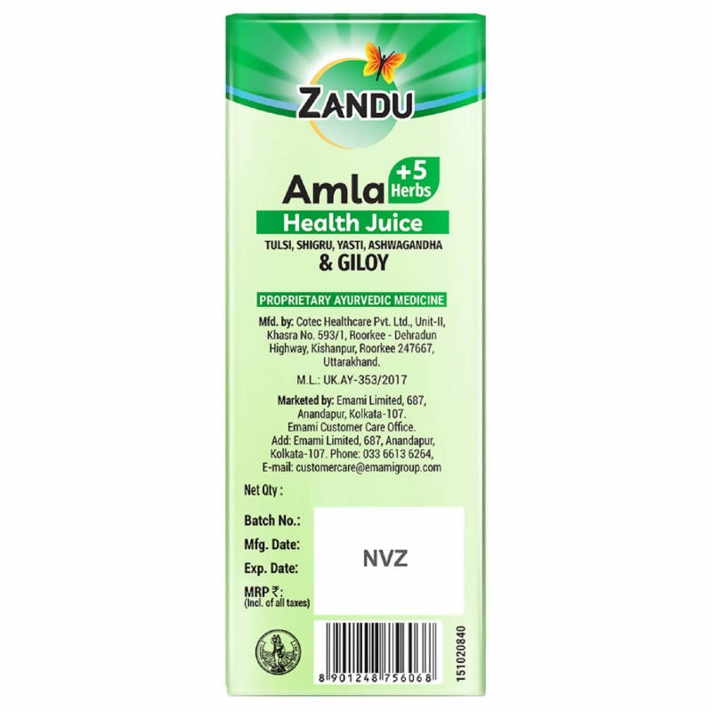 Zandu Amla + 5 Herbs Health Juice