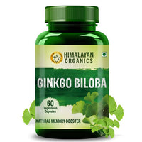 Thumbnail for Himalayan Organics Ginkgo Biloba Vegetarian Capsules