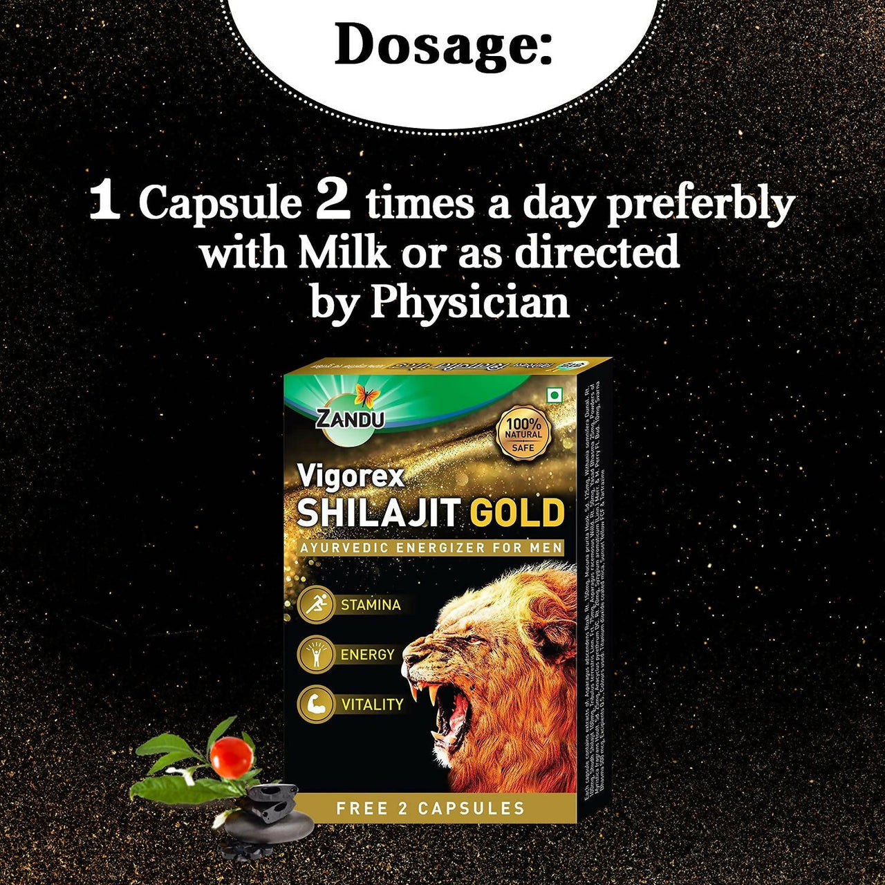 Zandu Vigorex Sj Gold Capsules