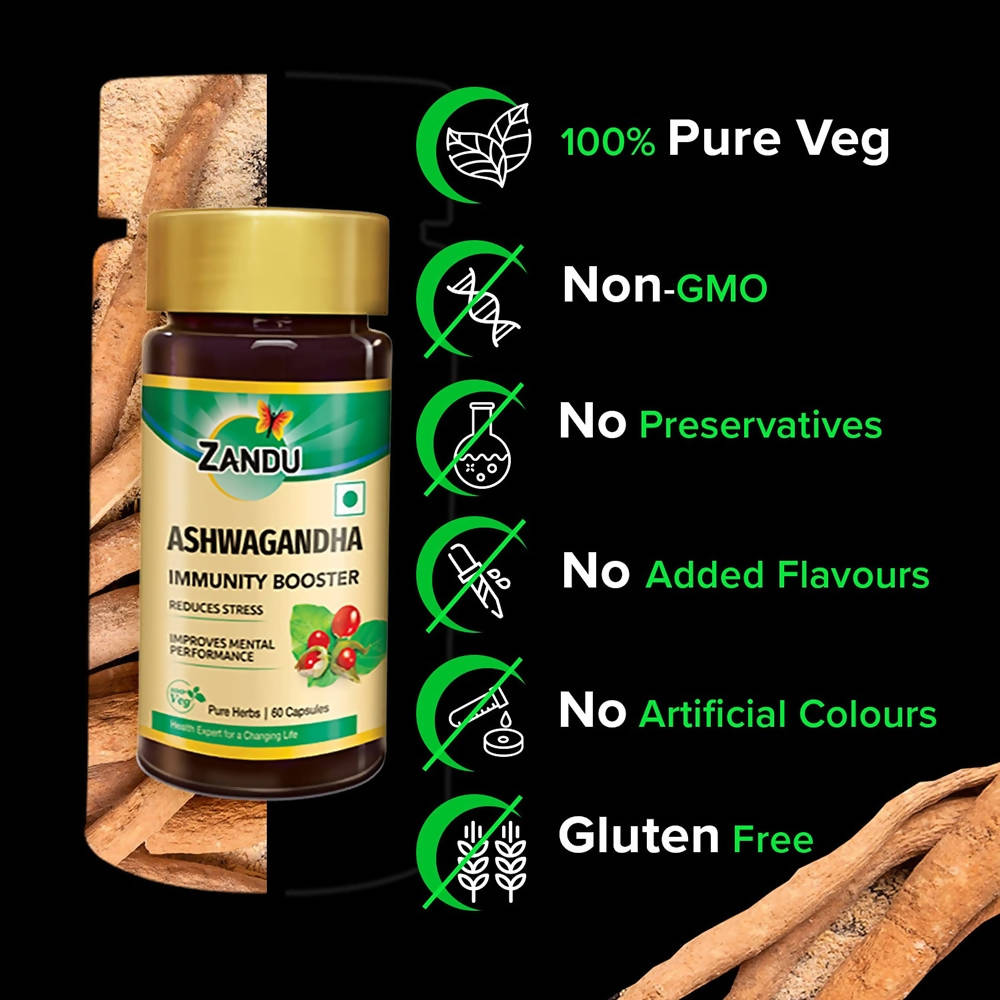 Zandu Ashwagandha Immunity Booster Capsules